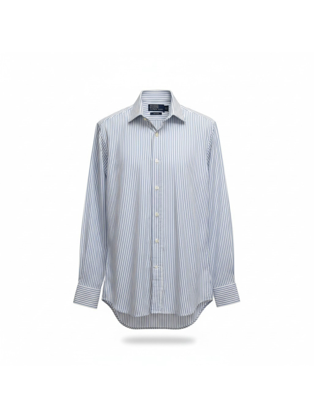 Polo Ralph Lauren Men's Regent Striped Dress Shirt French Cuffs Size 16 40/41